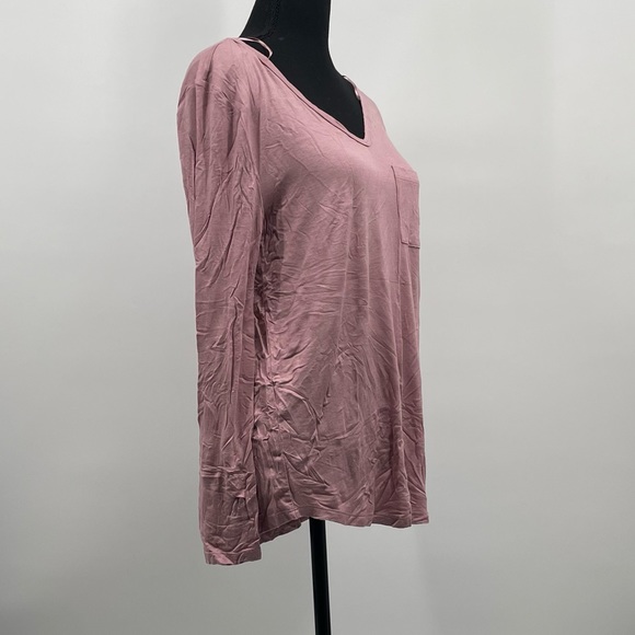 Pink Republic Dusty Mauve Long Sleeve Blouse - Picture 3 of 6